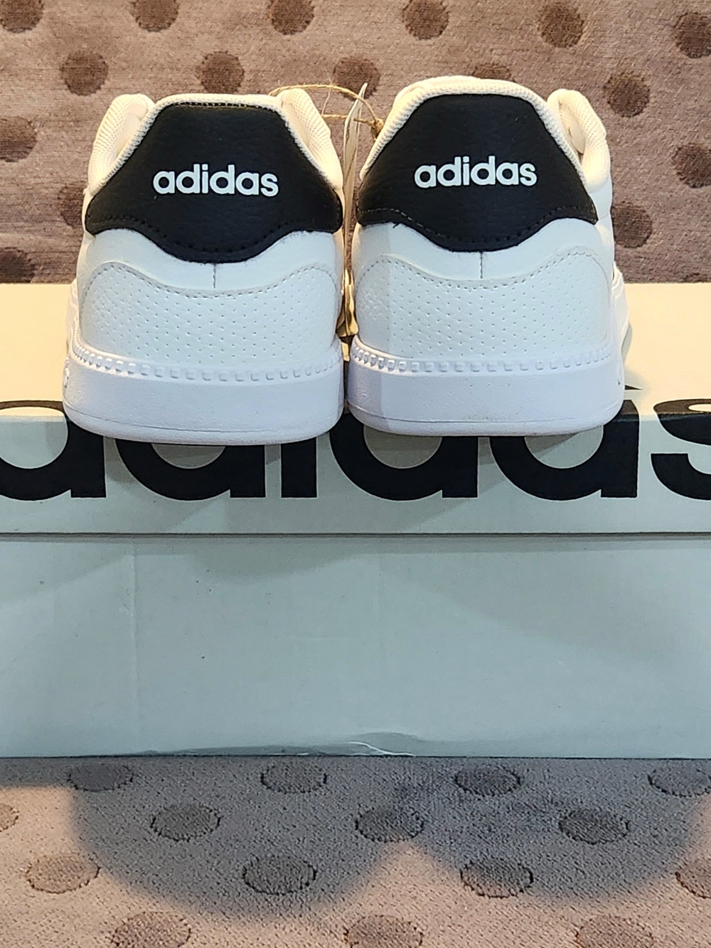 Adidas Women's Breaknet Sleek White/Black Size 9 NIB Sneakers - Picture 7 of 8